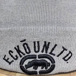 Gorro de Lana Cálido Unisex para Otoño e Invierno, Marca Street Tide, con Bordado de Rinoceronte, Tejido Jacquard, con Logotipo <span class=keywords><strong>ECKO</strong></span> UNLTD - Product Image 3