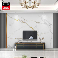 2023 nouveautés maison panneaux de bois décoration murale intérieur marbre look planches murales pour fond de canapé