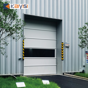 Porta Industriale Avvolgibile ad Alta Velocità, Isolata e Antivento, <span class=keywords><strong>in</strong></span> PVC con Barra Antivento <span class=keywords><strong>in</strong></span> Acciaio - Product Image 3