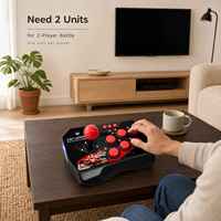 Manette de combat filaire 4-en-1 pour Switch, PS3, PC, Android, jeux de combat, prise en charge de 2 joueurs