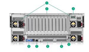 แร็ค Gen12 P75399-B21แบบ Proliant DL580โปรเซสเซอร์ Xeon 6กำหนดค่าเซิร์ฟเวอร์สั่งซื้อโดยตรงจากโรงงาน - Product Image 4