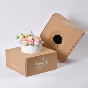Nueva Caja <span class=keywords><strong>de</strong></span> Embalaje Personalizada para Floristería, Caja <span class=keywords><strong>de</strong></span> Embalaje para Flores para Llevar, <span class=keywords><strong>Maceta</strong></span>, Caja <span class=keywords><strong>de</strong></span> Papel Rígido Portátil para Floristería - Product Image 2