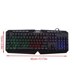 Tastiera meccanica, Mouse, cuffie, Set Mouse Pad, tastiera illuminata e Set di quattro pezzi per Mouse, cuffie da gioco cablate - Product Image 6
