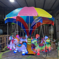 Carrousel de parapluie électrique de haute qualité et de haute vente carrousel antique à jetons