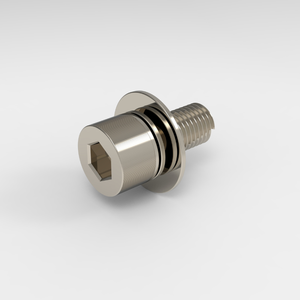 Système de cadre en aluminium extrudé nickelé, vis à tête composite en acier allié, métrique, pour cadres d'équipements automatisés - Product Image 3
