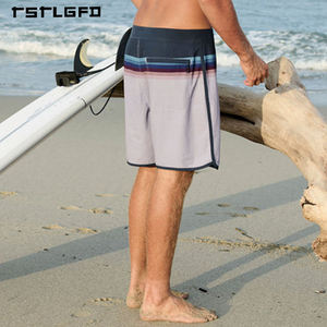 Shorts de plage formels pour hommes personnalisés, été, satin, imperméable, durable, respirant, de haute qualité, séchage rapide, surf, natation - Product Image 6