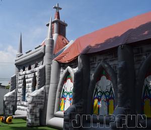 Carpa Inflable <span class=keywords><strong>de</strong></span> PVC Comercial <span class=keywords><strong>de</strong></span> 15 por 8 Metros para Iglesia, Carpa Inflable para Bodas al Aire Libre, <span class=keywords><strong>Catedral</strong></span> Inflable para Eventos - Product Image 3