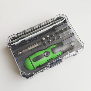 Juego de destornilladores con mango verde, kit de puntas métricas de 17 piezas con cabezal giratorio hexagonal para carpintería en el hogar y reparación de tuberías de plástico - Product Image 2