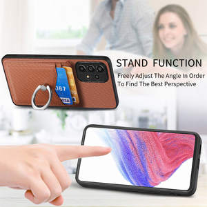 Vente en gros 2025 nouvelle bague porte-carte étui de téléphone pour Samsung S25 S24 Ultra, fente pour carte étui de téléphone pour Samsung A56 A36 A16 <span class=keywords><strong>A53</strong></span> - Product Image 2