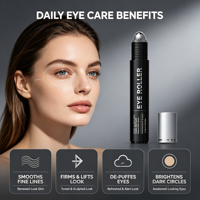 Sérum Contour des Yeux Triple Action au Rétinol, Caféine et Pro-Xylane Peptides 15ml – Soin Raffermissant pour Tous Types de Peau
