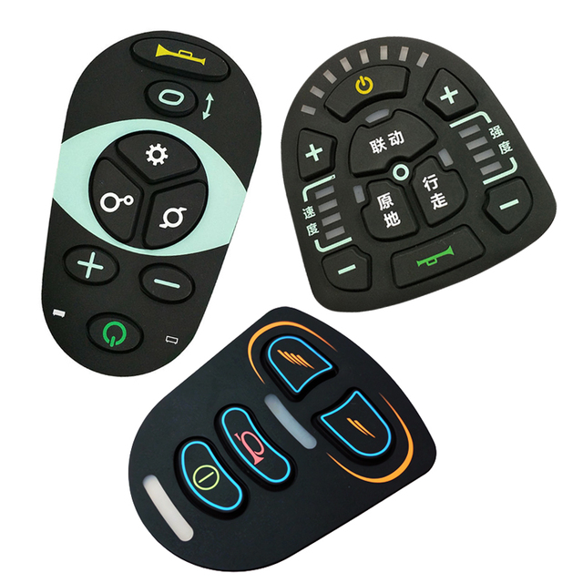 High Quality Colorful Electric Wheelchair Joystick Silicone Rubber Laser Keypad Electric Wheel Chair Joystick Rubber Button Pad