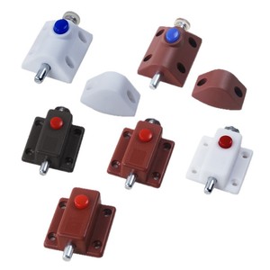 สลักประตูแบบกดสปริงพลาสติกสำหรับประตู หน้าต่าง ลิ้นชัก ติดตั้งง่าย - Product Image 3
