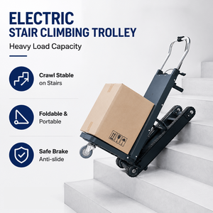 Carrello Portatile Elettrico per Trasporto su Scale, Sollevamento e Mobilità, Cingolato per Carichi Pesanti - Product Image 1