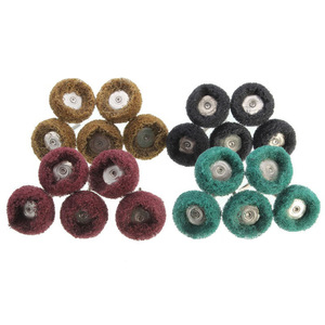 Tampons de polissage en nylon à abrasion moyenne pour applications de meulage à la meuleuse, lot de 40 pièces - Product Image 2