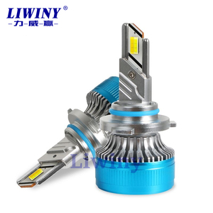 Liwiny ba màu ứng dụng Led xe đèn pha công suất cao RGB tự động đèn pha LED Bóng đèn H7 H4 sương mù ô tô ánh sáng <span class=keywords><strong>H11</strong></span> LED bóng đèn - Product Image 1