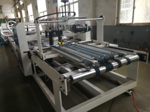 Máquina de grapadora y flejado de carpetas automáticas de China al por mayor para hacer cajas de cartón corrugado - Product Image 5