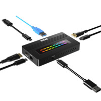 Carte de capture vidéo HDMI 1080P 4K originale avec station d'accueil USB3.2 pour le streaming de jeux en direct avec charge PD 100W