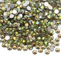 Haute qualité 1440 pièces fantôme lumière cristal pierre autocollant Non Hotfix Strass Applique plat arrière verre Strass pour bricolage artisanat
