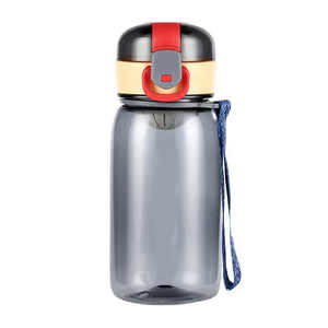 Botol air minum anak-anak plastik portabel, botol air 400ML untuk olahraga Fitness, cangkir minum rumah kantor, peralatan minum dengan tali - Product Image 6
