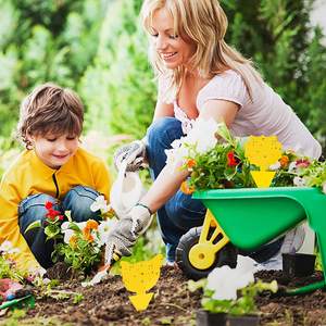 Piège à mouches en forme de fleur papillon jaune intérieur plug-in antiparasitaire pièges collants accessoires en plastique solide pour une maison plus sûre - Product Image 4