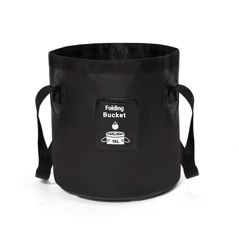 2024 factory direct sales hot sale outdoor PVC material easy to fold Multifunctional camping water bucket