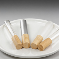 Tube de maquillage vide en bambou personnalisé, écologique, pour mascara, idéal pour un usage quotidien en déplacement et en voyage, emballage pour tubes de gloss à lèvres