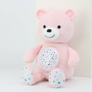 Elektrischer Sternen himmel Wasch bar Baby Placate Teddybär Tiere Komfort Plüsch Stofftier mit Projektor Nachtlicht 35CM - Product Image 5
