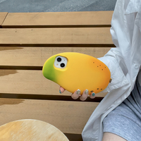 2025 Nieuwe Telefoon Schattige 3d Fruit Mango Vorm Case Voor Iphone 13 Pr Max Siliconen Telefoon Case