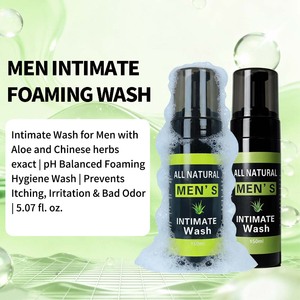 Detergente Intimo Naturale e Biologico per <span class=keywords><strong>Uomo</strong></span>, pH Bilanciato, 100% Ingredienti Erboristici Puri, Schiuma Rinfrescante per la Cura Quotidiana - Product Image 3