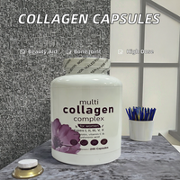 Capsules de beauté à base de protéines de collagène hydrolysées, traitement des rides, croissance des cheveux et des ongles, végétalien, sans produits laitiers, 240 unités, pour femmes