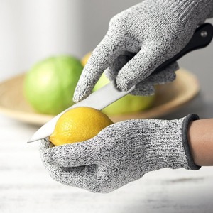 Gant en métal anti-coupure et anti-perforation niveau 5 pour cuisine, boucherie, découpe d'huîtres, manipulation du poisson et jardinage - Product Image 5
