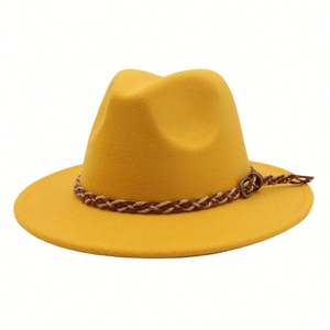 Sombrero de Sol de Estilo Étnico para Otoño e Invierno, Sombrero de Jazz Retro Colorido, Sombrero Fedora de Moda para Hombre y Mujer, Nuevo Sombrero para Exteriores - Product Image 4