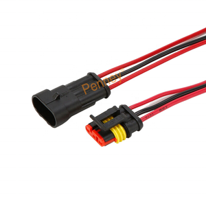 自動車用ライトケーブル2/3/4/5/6/8ピンTycoオスメス防水オートワイヤーハーネス (カーランプ用) - Product Image 5