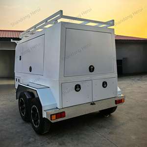 Remorques de chantier robustes de type australien, modèles personnalisés, acier galvanisé, aluminium, charge utile de 1990 kg, revêtement en poudre pour - Product Image 5