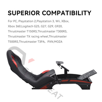 GY046-3 Simulateur de jeu Playseat personnalisé diversifié, simulateur de conduite, cockpit de course pour PC, logitech G25, G27, G29, G920, Wii, Xbox 360