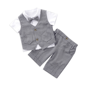 Conjunto de Ropa de Verano para Niños, Estilo 2022, Traje de Caballero de Manga Corta para Niños - Product Image 3