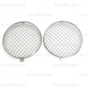 Paslanmaz çelik far ızgaraları/Stoneguard VW geç tip 1 Beetle tipi 2 Bus ile uyumlu - Product Image 1
