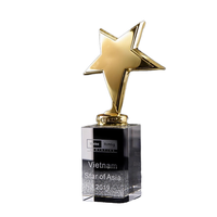 Petit trophée sportif hexagonal en cristal blanc personnalisé pour récompenser les excellents résultats des compétitions, souvenir créatif gravé au laser