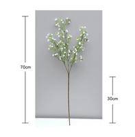 Bunga Babys Breath Buatan YM Wholesale, Semprotan Gypsophila Palsu untuk Buket Pernikahan, Vas, dan Rangkaian Bunga