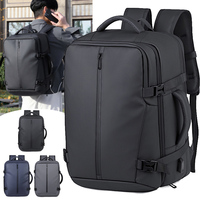 Tas Ransel Bisnis Anti Air dengan Logo Custom, USB Charging, Kapasitas Besar, dan Dapat Diperluas untuk Laptop