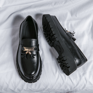 Zapatos Oxford de Piel Genuina para Hombre, Estilo Loafers, Diseño de Alta Calidad, Fáciles de Usar, Tallas Grandes, Zapatos de Vestir - Product Image 3