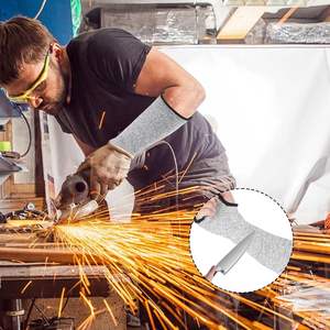 Mangas Resistentes a Cortes, Protectores de Brazos Suaves, Mangas de Seguridad <span class=keywords><strong>para</strong></span> Brazos, Protectores de Brazos <span class=keywords><strong>para</strong></span> Mordeduras, Jardinería, Cocina, Trabajo Agrícola - Product Image 2