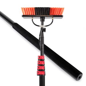 Brosses de nettoyage de fenêtres rétractables 3,6 m/30 cm, tête de <span class=keywords><strong>brosse</strong></span> télescopique, <span class=keywords><strong>brosse</strong></span> de nettoyage pour panneaux solaires - Product Image 5