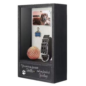 Boîte de rangement commémorative transfrontalière en bois <span class=keywords><strong>pour</strong></span> animaux de compagnie, urne funéraire design <span class=keywords><strong>cercueil</strong></span> <span class=keywords><strong>pour</strong></span> conserver la laisse, les jouets et les cendres de chat ou de chien - Product Image 5