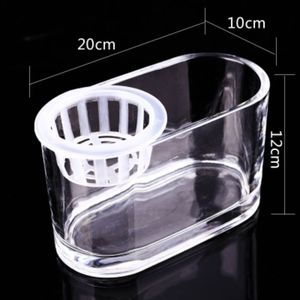 حوض سمك بيضاوي من الزجاج والسيراميك صديق للبيئة سعة 5 لتر - Product Image 2