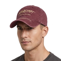 Casquette de baseball en coton lavé doux, broderie 3D, ajustable, style vintage, unisexe, pour l'extérieur, logo personnalisé, OEM ODM, motif à pois