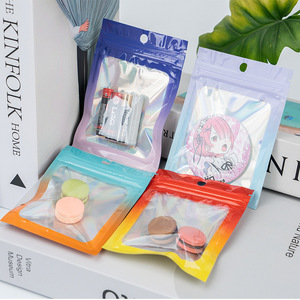 Tùy chỉnh in túi nhựa Mylar túi chống mùi dây kéo có thể khóa lại lưu trữ niêm phong bao bì ba chiều - Product Image 3