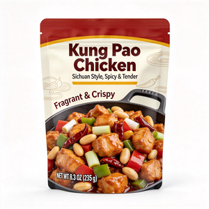 ถุงฟอยล์อะลูมิเนียมปลอดสาร BPA แบบตั้งได้ ทนทานต่อการฉีกขาด สำหรับบรรจุไส้กรอก<span class=keywords><strong>หมู</strong></span>และมันฝรั่งบด - Product Image 4