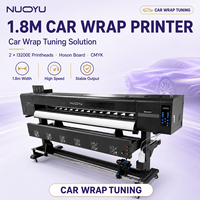 Imprimante d'étiquettes adhésives 1,8 m avec carte Hoson I3200E, machine d'étiquetage grand format CMYK, vente en gros OEM