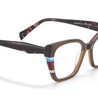 FP2236 Montures de lunettes en acétate à monture épaisse et cerclée, style Instagram, polyvalentes, tendance, œil-de-chat, transfrontalières Europe-Amérique